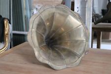 Vintage brass gramophone for sale  LEICESTER