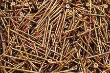 Usado, (2000) estrela torx T25 Cabeça Chata 9 X 3 Zinco Amarelo Tipo 17 Parafuso madeira ao ar livre a granel comprar usado  Enviando para Brazil