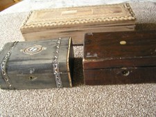 Antique wooden veneered for sale  RETFORD