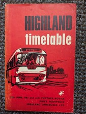 Highland omnibuses bus for sale  GLASGOW