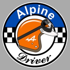 Alpine driver sticker d'occasion  Concarneau