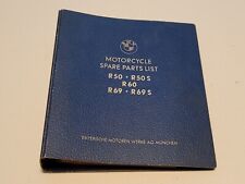 Lista de repuestos de motocicleta vintage BMW 1961 OEM R50/S R60 R69/S carpeta Alemania segunda mano  Embacar hacia Mexico