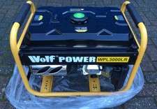Wolf generator wpl for sale  RINGWOOD