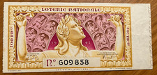 Biglietto lotteria nazionale usato  Milano