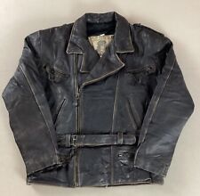Vintage distressed leather for sale  ROYSTON