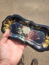 Vintage toleware oval for sale  BIRMINGHAM