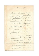 Alphonse lamartine lettre d'occasion  Versailles