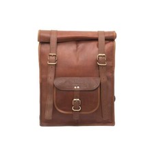 Mochila esportiva unissex masculina couro vintage viagem mochila satchel bolsa para laptop, usado comprar usado  Enviando para Brazil