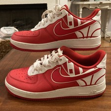 NIKE AIR FORCE 1 LOGOTIPO FORCE BAIXO 2017 Tamanho EUA 10 MASCULINO VERMELHO RARO EXCELENTE ESTADO USADO comprar usado  Enviando para Brazil