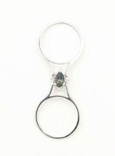 Anel flip de ouro branco sólido 14K 4,1 g topázio místico e diamante tamanho-7 (LP2126647), usado comprar usado  Enviando para Brazil