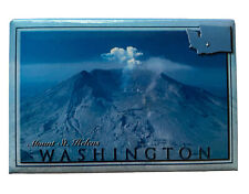 Imán de nevera vintage de recuerdo del volcán Washington Mount St. Helens, usado segunda mano  Embacar hacia Argentina