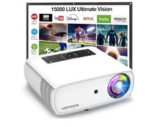 Projetor nativo 1080P Full HD, 15000Lux brilho com lâmpada LED de 150000 horas comprar usado  Enviando para Brazil