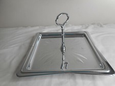 Usado, Bandeja de broca de metal vintage década de 1960 Hellerware cromo EUA MCM meados do século moderna comprar usado  Enviando para Brazil
