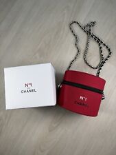 Bolsa de maquiagem Chanel Parfum estojo vermelho com corrente, usado comprar usado  Enviando para Brazil