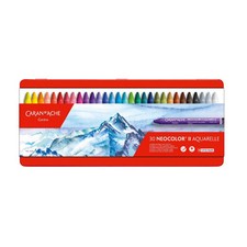 Caran d'Ache Classic Neocolor II Pastéis Solúveis em Água 30 Cores 7500.33 NOVO comprar usado  Enviando para Brazil