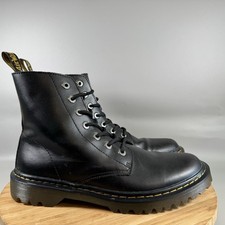 Botas femininas Dr. Martens Luana tamanho 10 couro preto combate ar com cadarço comprar usado  Enviando para Brazil