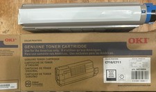 Toner Preto OKI Genuíno C710 C711 44318604 OEM Original Okidata NOVA CAIXA ABERTA, usado comprar usado  Enviando para Brazil