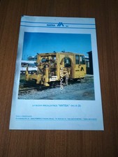 1991 MATISA POMEZIA RINCALZATRICE TIPO A 05 FERROVIARIA VINTAGE AD PUB comprar usado  Enviando para Brazil