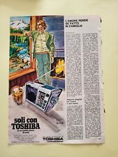 Toshiba radio ritaglio usato  Codigoro