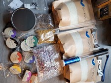 Suministros para hacer velas cera de soja SIN CALENTADOR segunda mano  Embacar hacia Mexico
