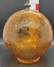 Crackle glass amber for sale  Marysville