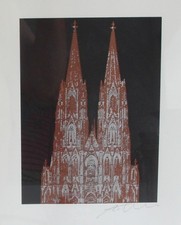 POP ART, HENRY HASELWANGER | Katedra w Kolonii, sitodruk/seriagrafia (1990), używany na sprzedaż  Wysyłka do Poland