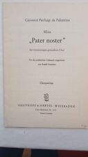 Missa pater noster gebraucht kaufen  Bingen