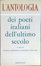 Antologia dei poeti usato  Italia