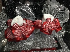Gingham satin ruffle for sale  RAYLEIGH