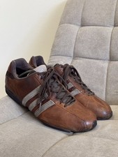 Sapatos Adidas Vintage 2008 Morka Couro Marrom Raro TAMANHO EUA-10.5 comprar usado  Enviando para Brazil