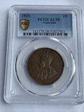 Australia penny 1925 for sale  SURBITON
