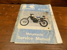 Kawasaki klr600 service for sale  WOLVERHAMPTON