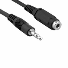 Usado, Cabo de extensão auxiliar macho hembra áudio estéreo para PC MAC iPod 12 tortas comprar usado  Enviando para Brazil