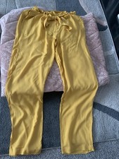 Women trousers mustard for sale  MANCHESTER
