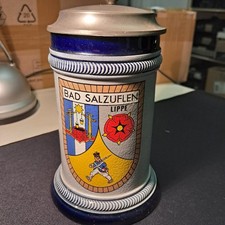 Bierkrug zinndeckel bad gebraucht kaufen  Herford