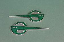 Emblemsatz grün silber gebraucht kaufen  Eberswalde