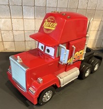 Disney Pixar Cars Super Track Mack luzes e sons caminhão falando 9” por 15” comprar usado  Enviando para Brazil