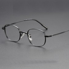 ÓCULOS OCULARES RETRÔ QUADRADOS armação fina leve vintage armação de metal comprar usado  Enviando para Brazil
