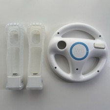 2 sensores adaptador Motion Plus com capa de silicone + controle de corrida Nintendo Wii comprar usado  Enviando para Brazil