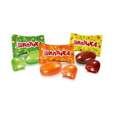 Ukraińskie słodycze ROSHEN Lizak Karmel Cukierki "Shipuchka" Limonka Cola Pomarańczowy 200g na sprzedaż  Wysyłka do Poland