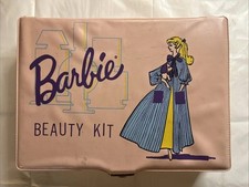 Kit de beleza boneca Barbie estojo caixa de 1961 RARO HTF com rolos pinos enroladores comprar usado  Enviando para Brazil