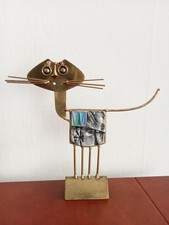 Sculpture brutaliste chat d'occasion  Seclin