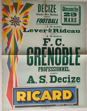 Affiche ancienne football d'occasion  Chartres