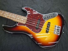 Usado, FENDER LTD ACTIVE JAZZ BASS RW 3TS Usado Corpo de Amieiro Pescoço de Bordo com Estojo Macio comprar usado  Enviando para Brazil