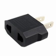 ADAPTADOR ENCHUFE REDONDO A PLANO CLAVIJA DE USA A EUROPEA PARA USAR EXTRANJERO comprar usado  Enviando para Brazil
