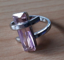 Ring rosa stein gebraucht kaufen  St Wendel