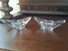 Salière poivrière cristal d'occasion  Échiré