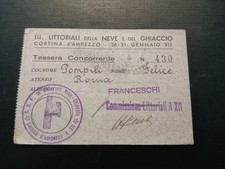 Tessera ventennio pnf usato  Zelo Buon Persico