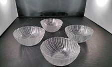 Tigelas de sopa/cereal/salada Arcoroc France Sea Breeze redemoinho transparente 5,5" - Conjunto de 4! comprar usado  Enviando para Brazil