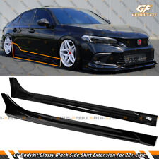 Usado, Para 2022-25 Honda Civic 11ª Geração GF Bodykit V1 Extensão de Saia Lateral Preta Brilhante comprar usado  Enviando para Brazil